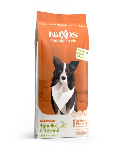 Naxos Mature Medium/Maxi Lamb and Citrus для старших собак (6 років і старше) з бараниною та гранатом